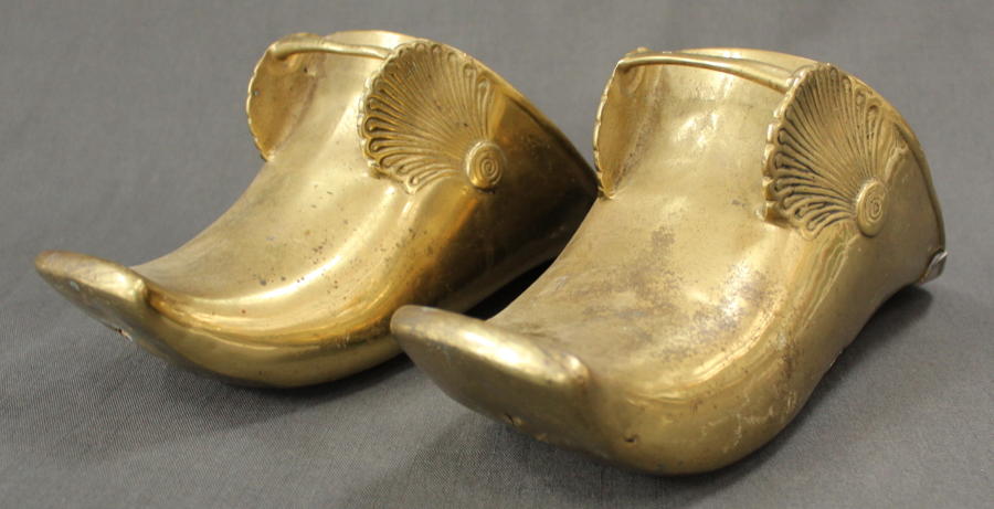 A pair of 'Conquistador' brass stirrups