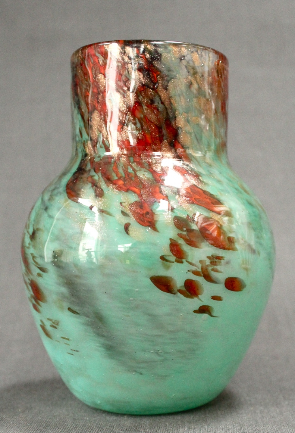 A Monart baluster vase