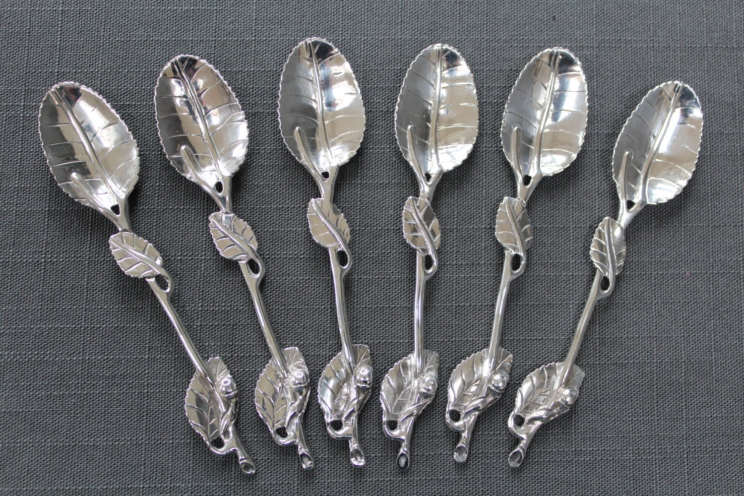 John (I) Derussat silver teaspoons