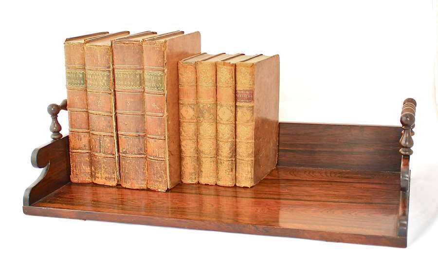 A post Regency rosewood book tray