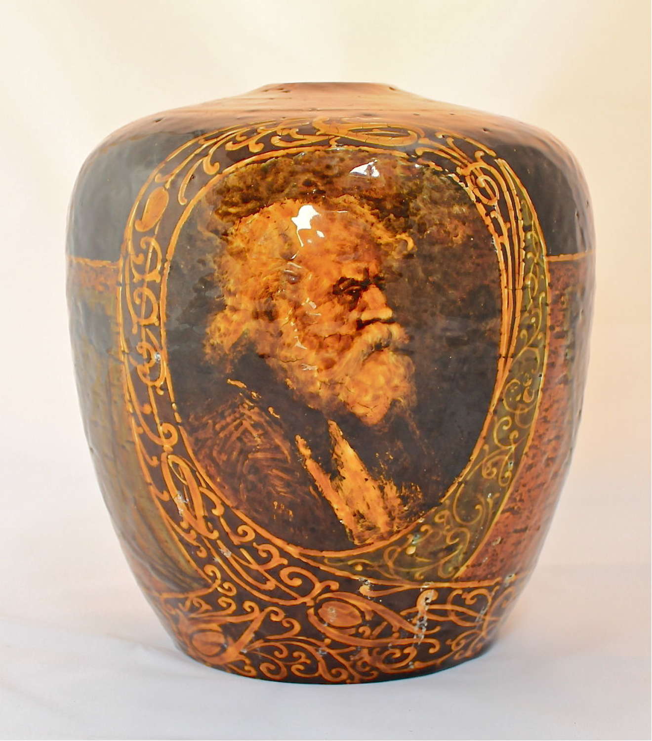 A scarce Doulton 'Rembrandt Ware' vase