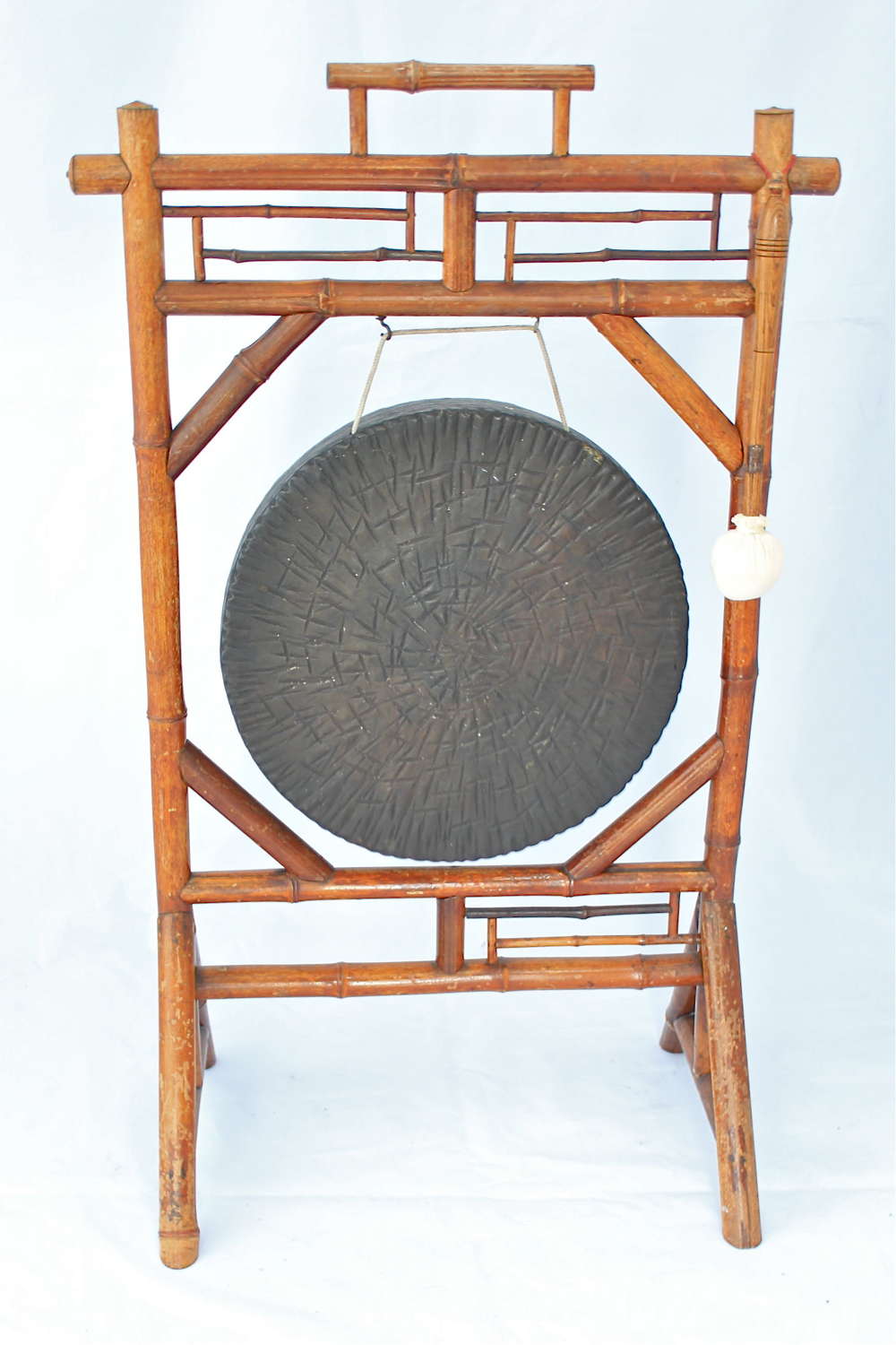 A Victorian bamboo dinner gong